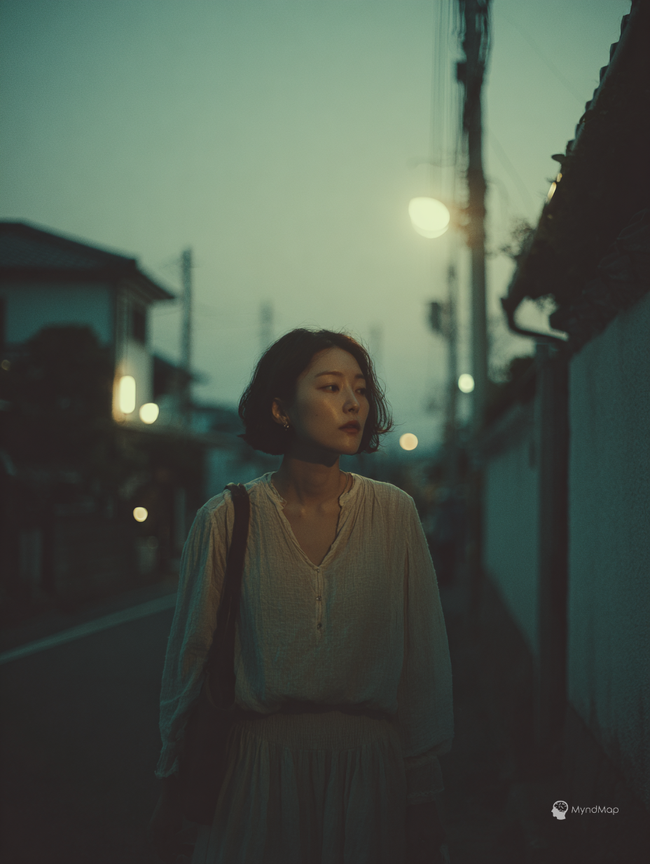 A contemplative MyndMap still for 18 February 2026 — between thoughts.