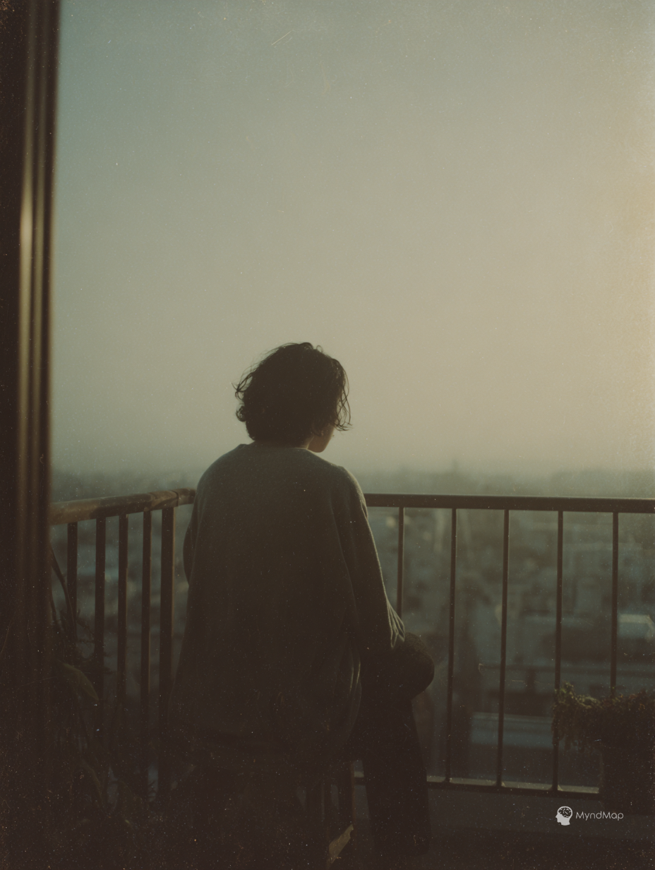 A contemplative MyndMap still for 20 February 2026 — quiet is enough today.