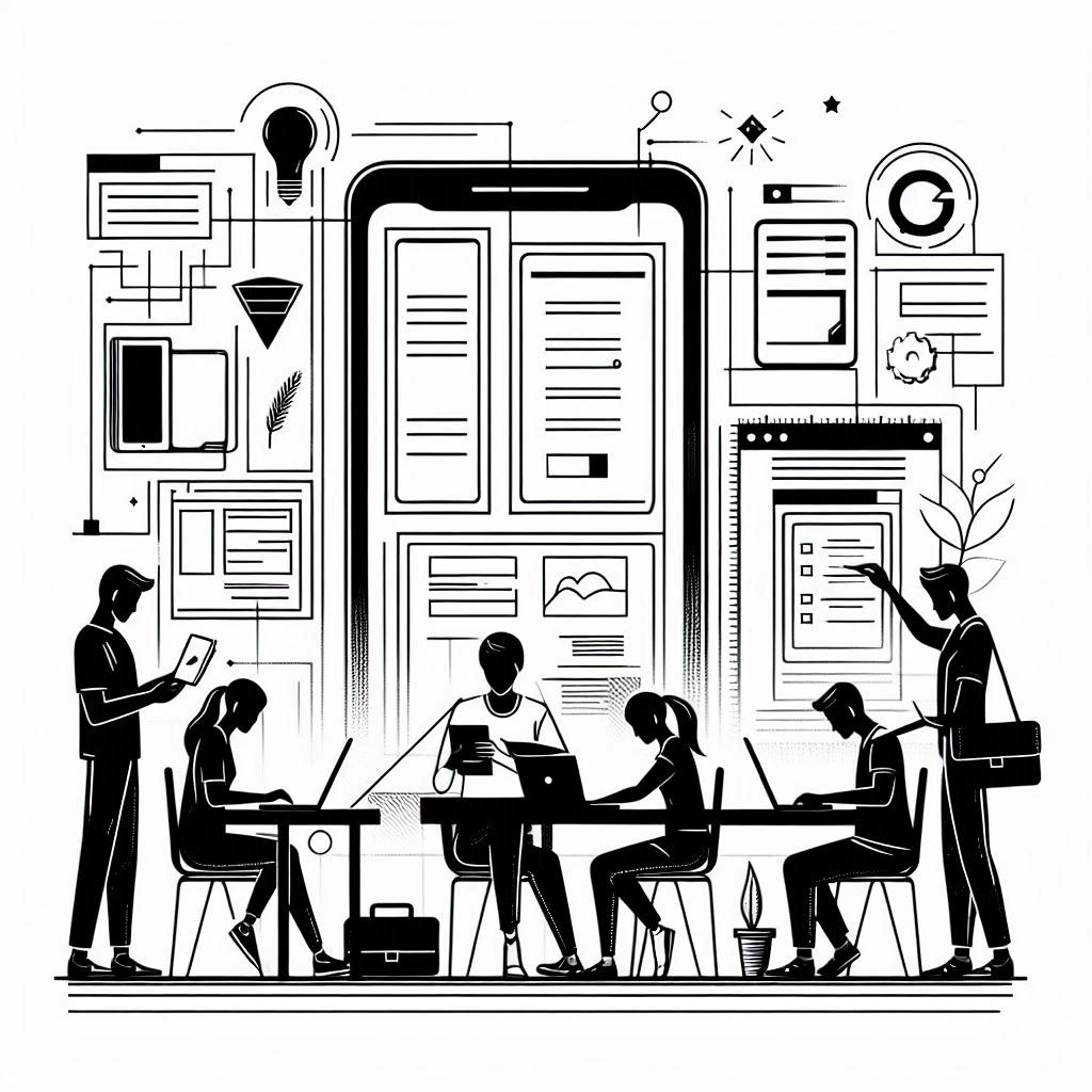 MyndMap development team working together